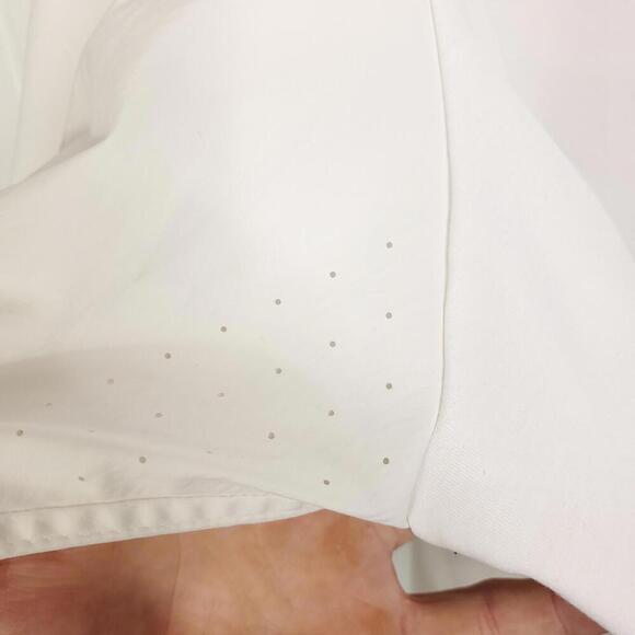 Athleta Top Womens 3X Harlow Hybrid Top Commuter Travel Casual Solid White - Picture 6 of 10